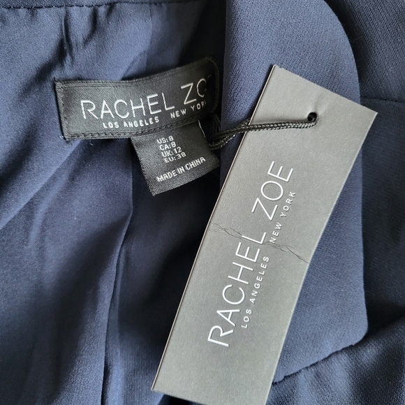 New Rachel Zoe Double Breasted Nautical Style Navy Blazer/Jacket New Size 8 US - Picture 9 of 10